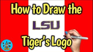 How to Draw the LSU Tiger's Logo!