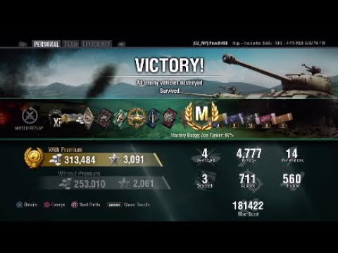 World of Tanks console STG, 4800dmg 4 kills and 300k kredits+