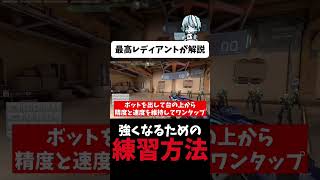 ヴァロラント強くなるためのエイム練習は1つじゃなくてたくさんの種類で！やればやるほど良いです！（本編はコメント欄から）　#valorant #shorts #ヴァロラント