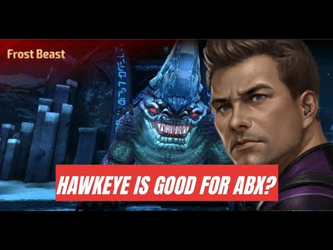 Hawkeye seems quite good for abx - Marvel future fight