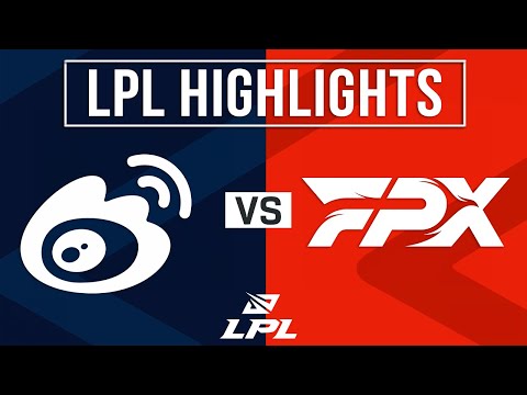 WBG vs FPX Highlights ALL GAMES | LPL 2025 Split 3 | Weibo Gaming vs FunPlus Phoenix