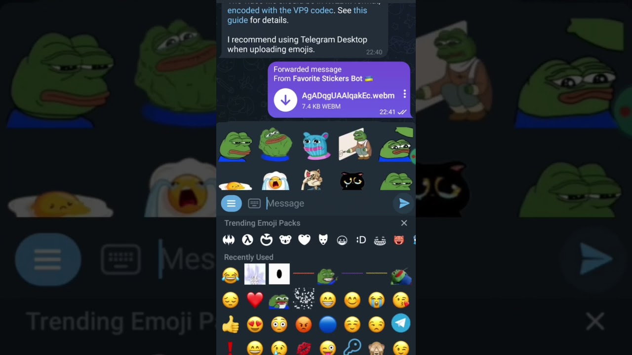 Create your own Animation emoji telegram pack in one minute #AccGir #telegram #TelegramPremium #Iran