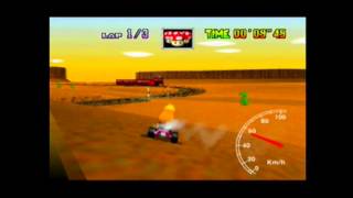 MK64 - former world record on Kalimari Desert - 2'04"30 (NTSC: 1'43"38)