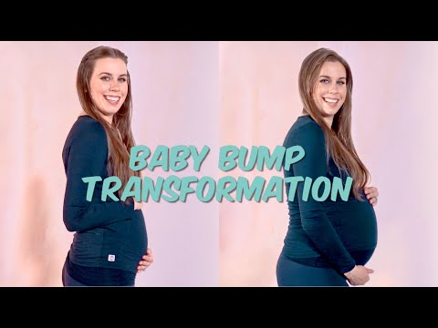 BABY BUMP TRANSFORMATION | Christina Cimorelli's First Full Term  Pregnancy!