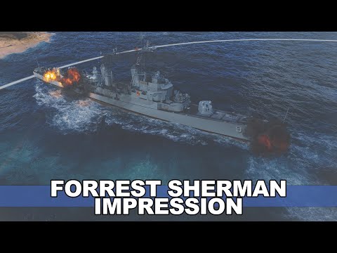 World of Warships - Forrest Sherman Impression