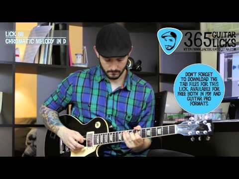Lick 88/365 - Chromatic Melody in D | 365 Guitar Licks Project