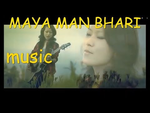 Maya Man Bhari (lyics) - Trishana Gurung