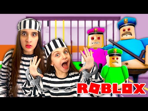 WE ENDED UP in the SCARIEST PRISON in ROBLOX and ESCAPED from the COP FAMILY