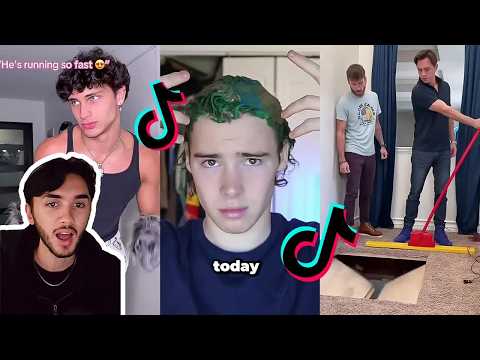*1 hour* Louisayy Funny TikTok React Moments Pt. 40 | He tries the weirdest DIY ideas!