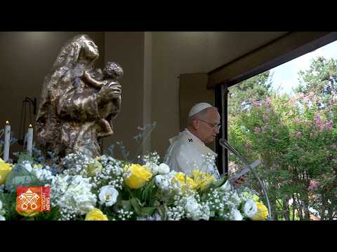 Highlights of the Holy Mass in the Church of Maria Santissima del Lago (Vatican News).