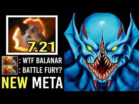 NEW META Battle Fury Night Stalker Easy Way To Farm Fast vs BH Epic Gameplay by Bleaster 7.21 Dota 2