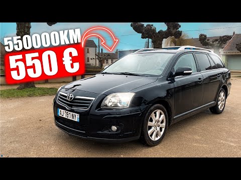 PURCHASE OF A TOYOTA AVENSIS WITH 550,000 KM!