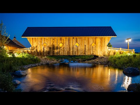 Building The Barn Yard Covered Bridge