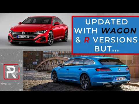 External Review Video zvri32k_pWg for Volkswagen Arteon & Arteon R Fastback Sedan & Arteon Shooting Brake Wagon (2021 MY facelift)