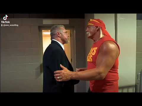Ultimate Warrior and Hulk Hogan buried the hatchet
