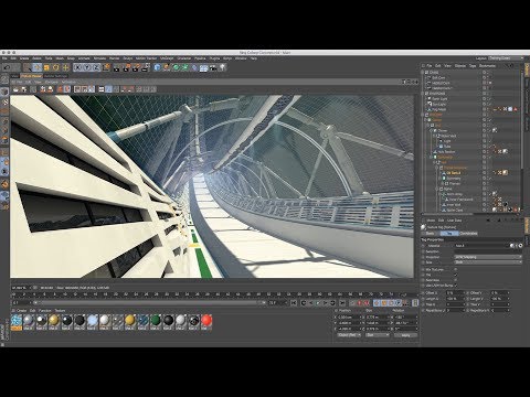 Cinema 4D Tutorial How to Create a Space Colony Intro
