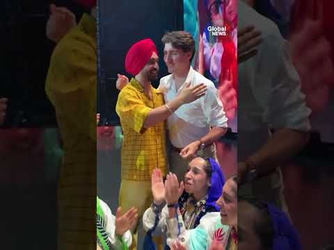 Punjabi superstar Diljit Dosanjh meets Trudeau, sells out Toronto concert