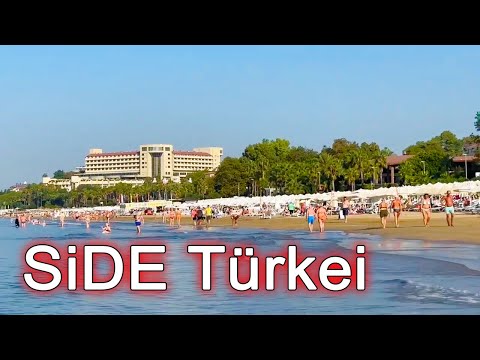 Nice weather on the beach in Side (Turkey) October 2023 #antalya #side #turkey