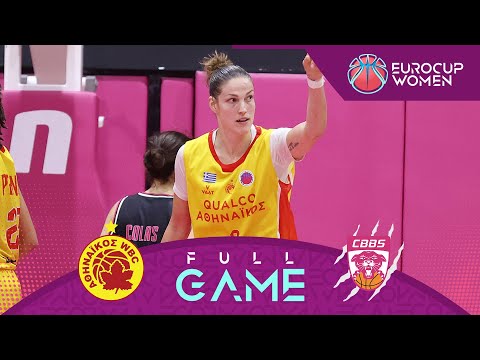 Regular Season | Athinaikos Qualco v Charnay Basket | Full Basketball Game | EuroCup Women 2025-26