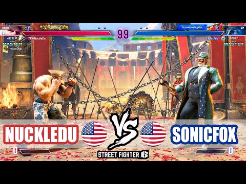 SF6 ➤ NuckleDu (Guile) VS SonicFox (JP)【Street Fighter 6】