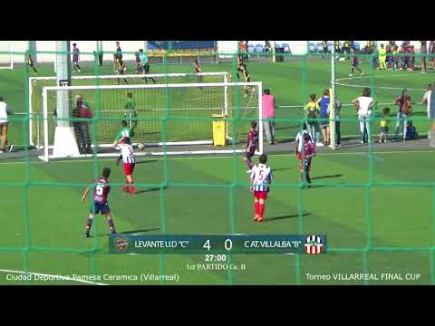 Villarreal Final Cup. 1er Partido. Levante UD "C" 5 - 0 C At Villalba "B" (Gimenez)