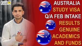 Australia study visa Q/A FEB INTAKE RESULTS Genuine academics and FUNDS