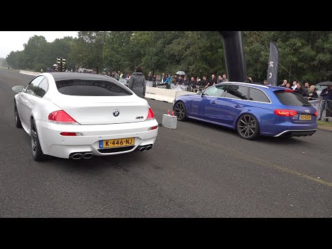 Audi RS4 Avant B8 vs BMW M6 V10