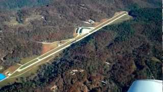 preview picture of video 'A flight over the North Georgia and North Carolina mountains in October 2010'