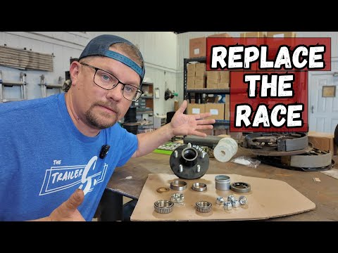 How To Remove TRAILER Bearing RACES