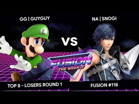 Fusion #118 - GuyGuy (Luigi) vs Snogi (Chrom) - Top 8 - Losers Round 1