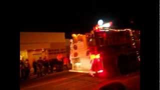 preview picture of video 'Wiggins, MS Christmas Parade 2012 (Ramsey Springs Vol. and Wiggins Fire Depts.)'