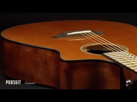 Breedlove Pursuit Concert Cutaway Acoustic/Electric Guitar Gloss Natural image 26