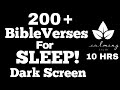 10 Hours Of Scriptures For Sleeping Dark Screen ( 200+ Bible Verses For Sleep)