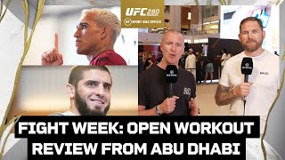 Fight Week: #UFC280 Open Workout Review from Abu Dhabi | Oliveira, Makhachev, Sterling, O'Malley...