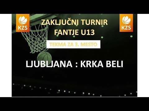 F4MU13 - Ljubljana : Krka beli - za 3. mesto - Sezona 2017/18