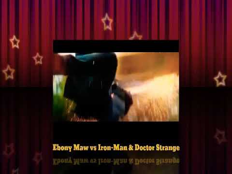 Ebony Maw vs Iron-Man & Doctor Strange (little clip)