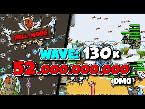 Grow Castle Hell Mode |  Early / Mid Game Account Run (F2P Setup)