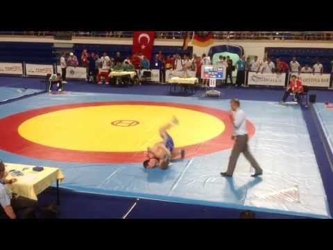 Первенство Европы 2013 кадеты. Финал 85 кг. Фанзиев Сослан - Дубровин Влас 22,06,2013