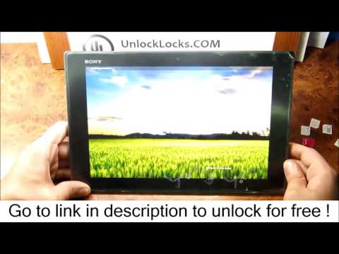 How To Unlock Sony Xperia Tablet Z and Z2 by unlock code (SIM Network unlock PIN). SIMPLE way to