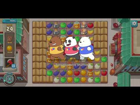 We Bare Bears Match3 Repairs Level 1324 - No Boosters