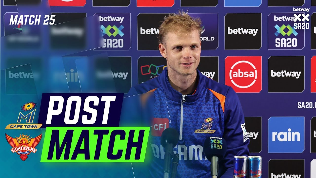 Corbin Bosch, MI Cape Town | MICTvSEC Post-match Presser | Match 25