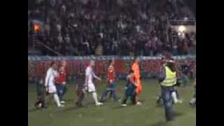 4.10.2013: Odra Opole - Raków Częstochowa 4:1 - rozpoczęcie meczu
