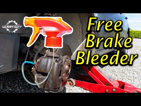 Awesome - FREE Homemade Car Brake Bleeder -- Brake Flush