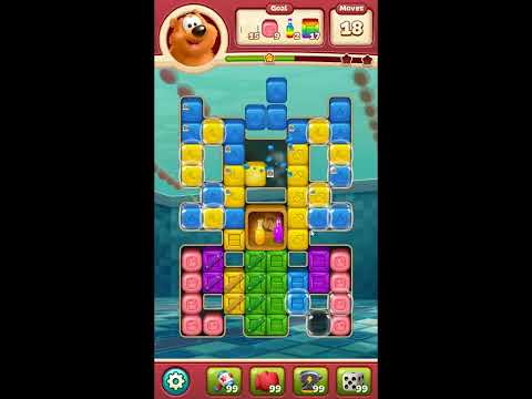 Toon Blast Level 7955 - NO BOOSTERS 🐻🐺🐱 | SKILLGAMING ✔️