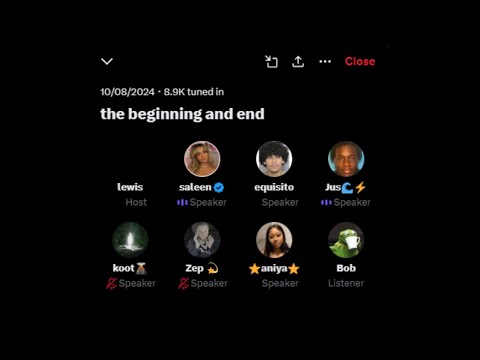 BigEx, Saleen, & WaviJus Full Twitter Space Convo (10/8/24)