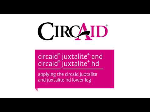 circaid juxtalite application video with NEW compressive undersock