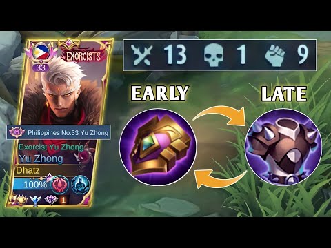 GOODBYE TRINITY BUILD META! THIS NEW BROKEN BUILD CAN REAP YOU APART! | YU ZHONG TUTORIAL - MLBB