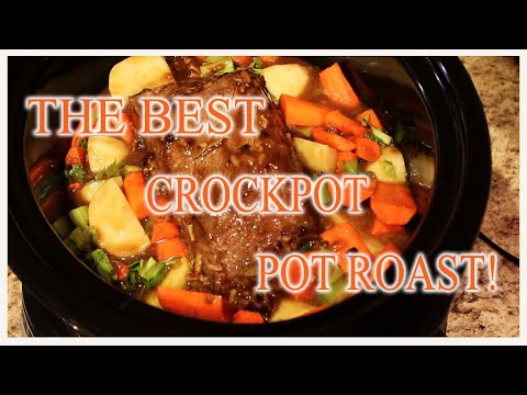 THE BEST DANG CROCKPOT POT ROAST RECIPE // HOW TO MAKE...