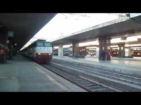 E444.056 in partenza con l' IC 707 Roma Termini - Taranto