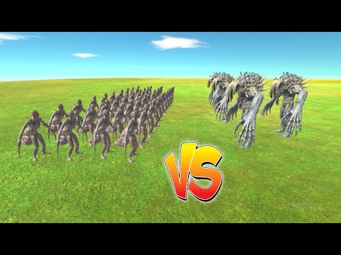 5 Vs 50 SABER GHOUL Vs EVERY BOSSER 🔥 Which One Better ? - Animal Revolt Battle Simulator